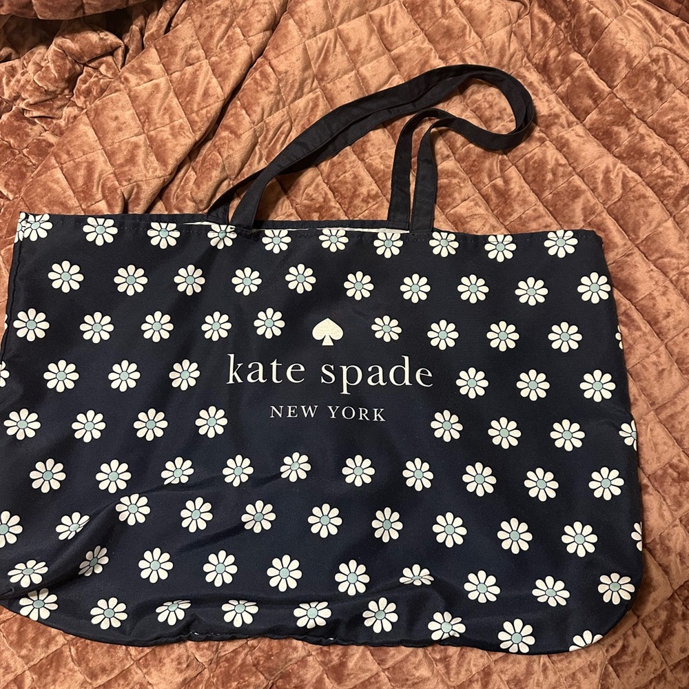 Kate Spade Dark Blue Daisy Tote